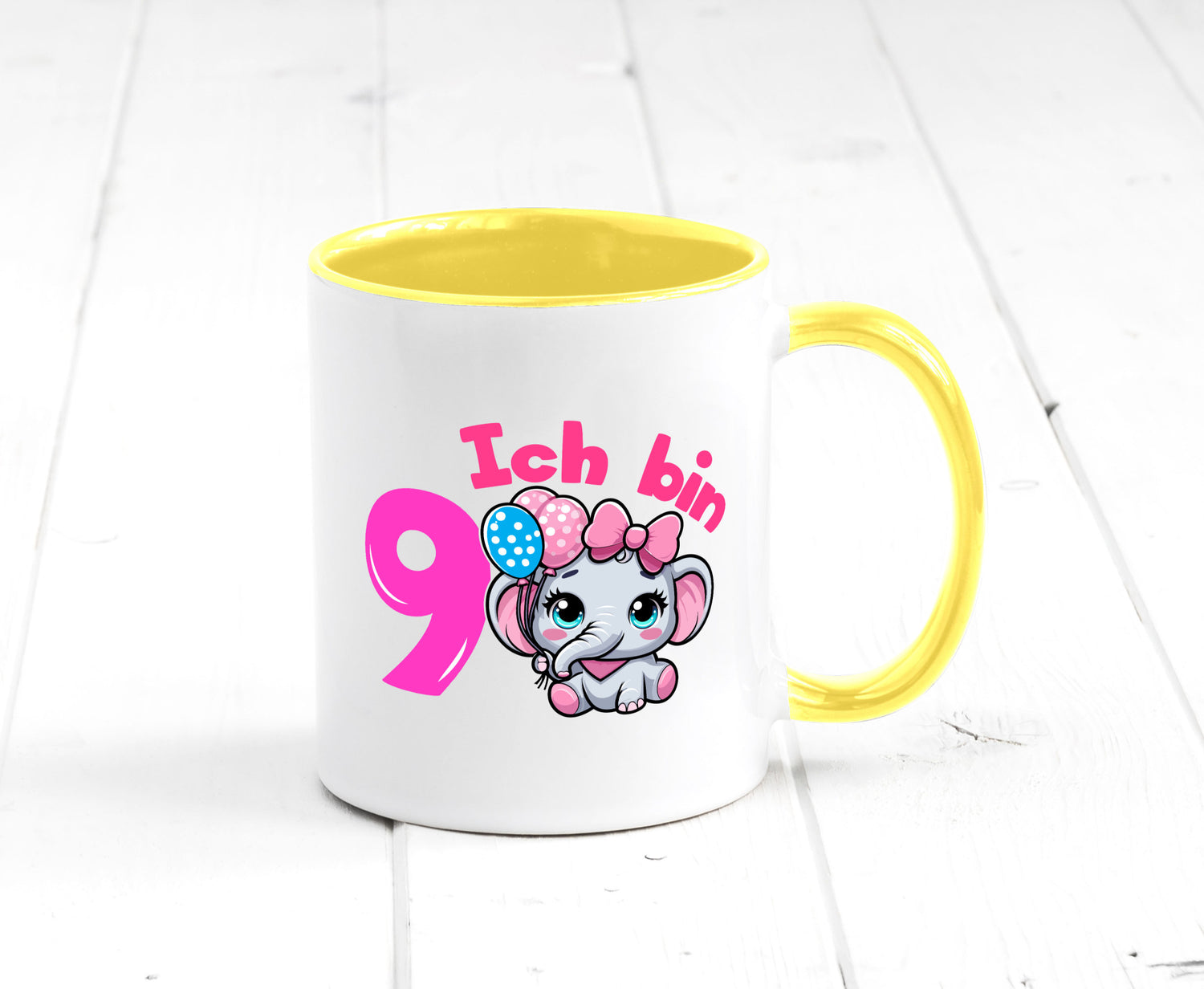 9. Geburtstag | 9 Jahre Elefant Mädchen Geschenk Geschenkidee lustiger Spruch