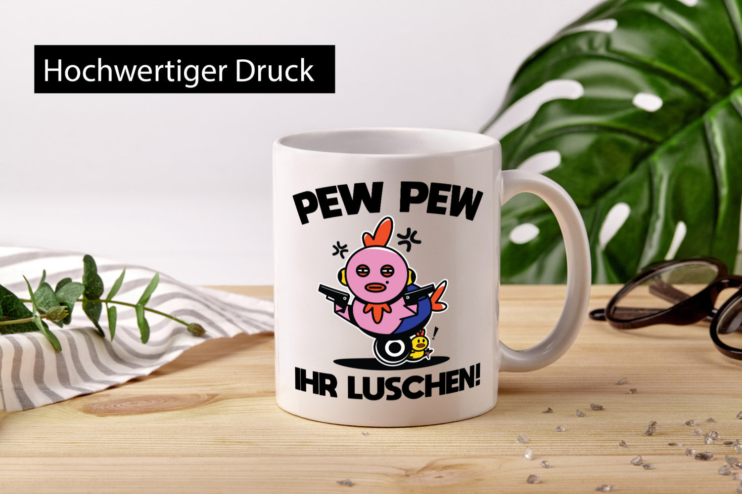 Pew Ihr Luschen | Madafakas Geschenk Humor Geschenkidee lustiger Spruch Tasse