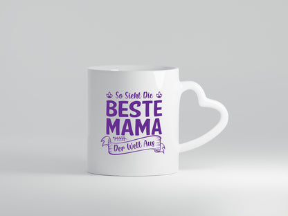 So sieht beste Mama aus | Urkunde lustiger Spruch Geschenk Familie Geschenkidee
