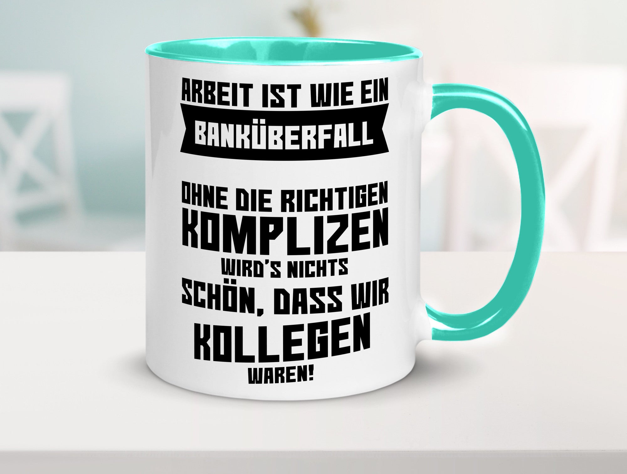 Arbeit | Kollegen Komplizen Jobwechsel Abschied Büro lustiger Spruch Geschenk