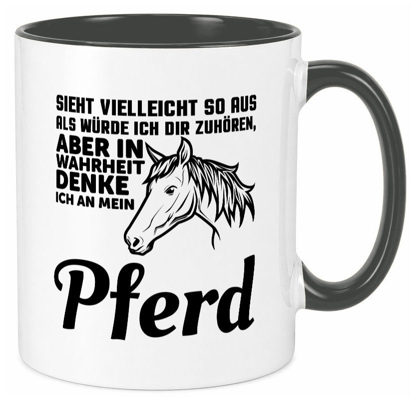Pferde Spruch | Reiterin Tasse Pferdesport Reiten Humor Geschenkidee