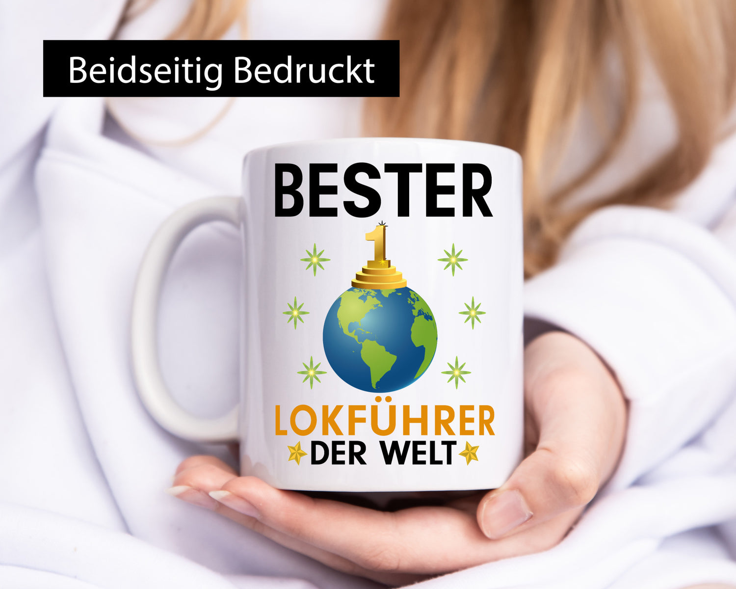 Welt Bester Lokführer | Zug Beruf Humor Arbeit Kollegen Büro Geschenkidee Tasse