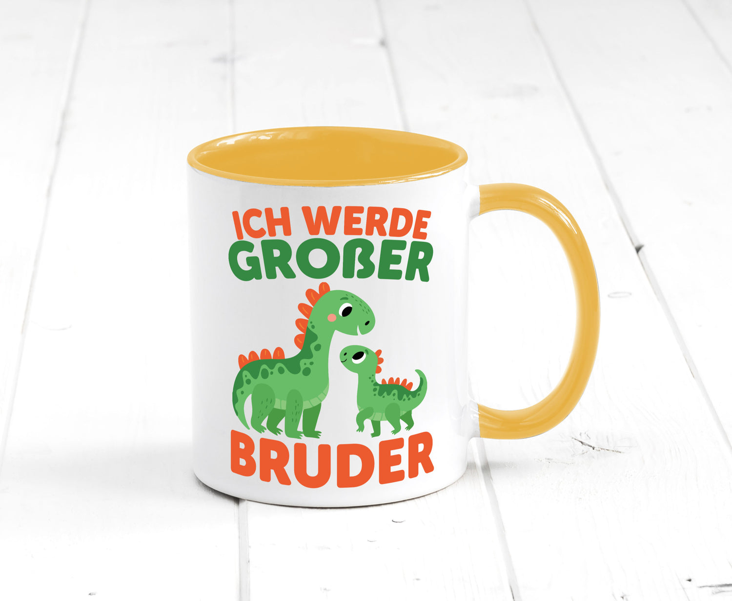 Ich werde Großer Bruder | Dino Brudersaurus lustig Humor Geschenkidee Geschenk