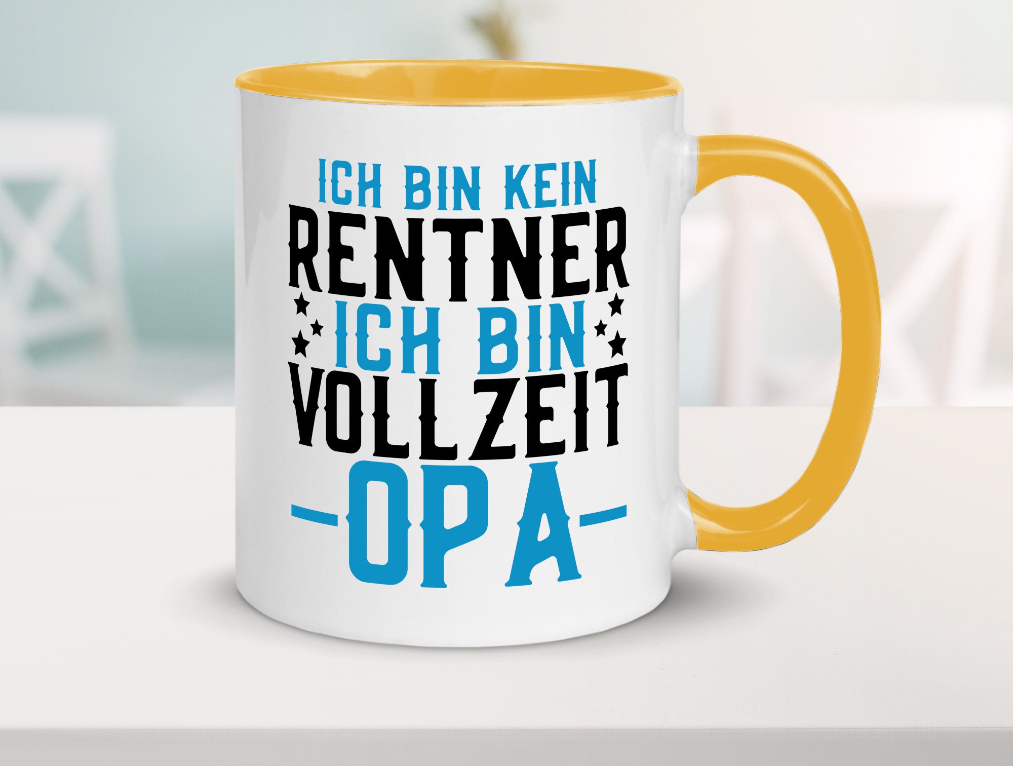 Rentner | Vollzeit Opa Pension Ruhestand Großvater lustiger Spruch Geschenk