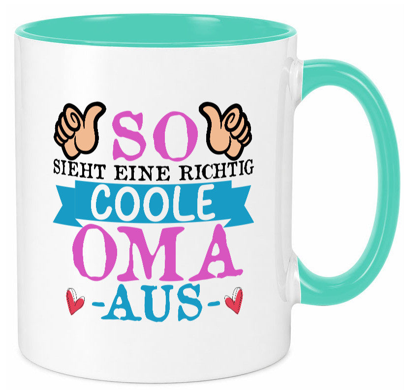 So sieht eine richtig Coole Oma aus | Großmutter Humor Familie Geschenkidee