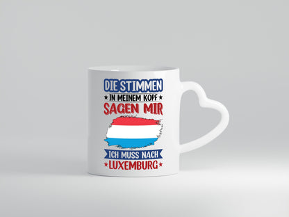 Luxemburg | Urlaub Stimmen in meinem Kopf Traumland lustig Humor Geschenkidee