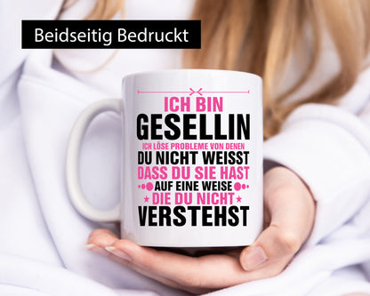Löse Probleme: Gesellin | Handwerkerinnen v2 lustig Humor Geschenkidee Geschenk