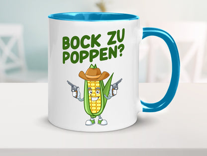 Bock auf Poppen | Mais Lustig Geschenk Humor Geschenkidee lustiger Spruch Tasse