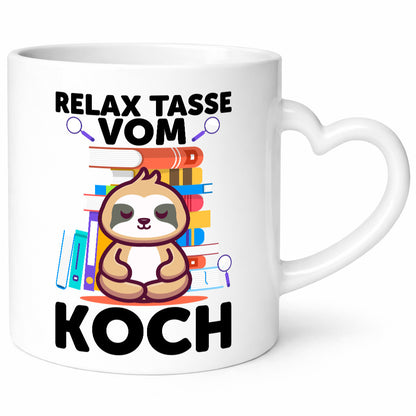 Relax Tasse: Koch | Chefkoch Geschenk Arbeit Kollegen Büro lustiger Spruch Tasse