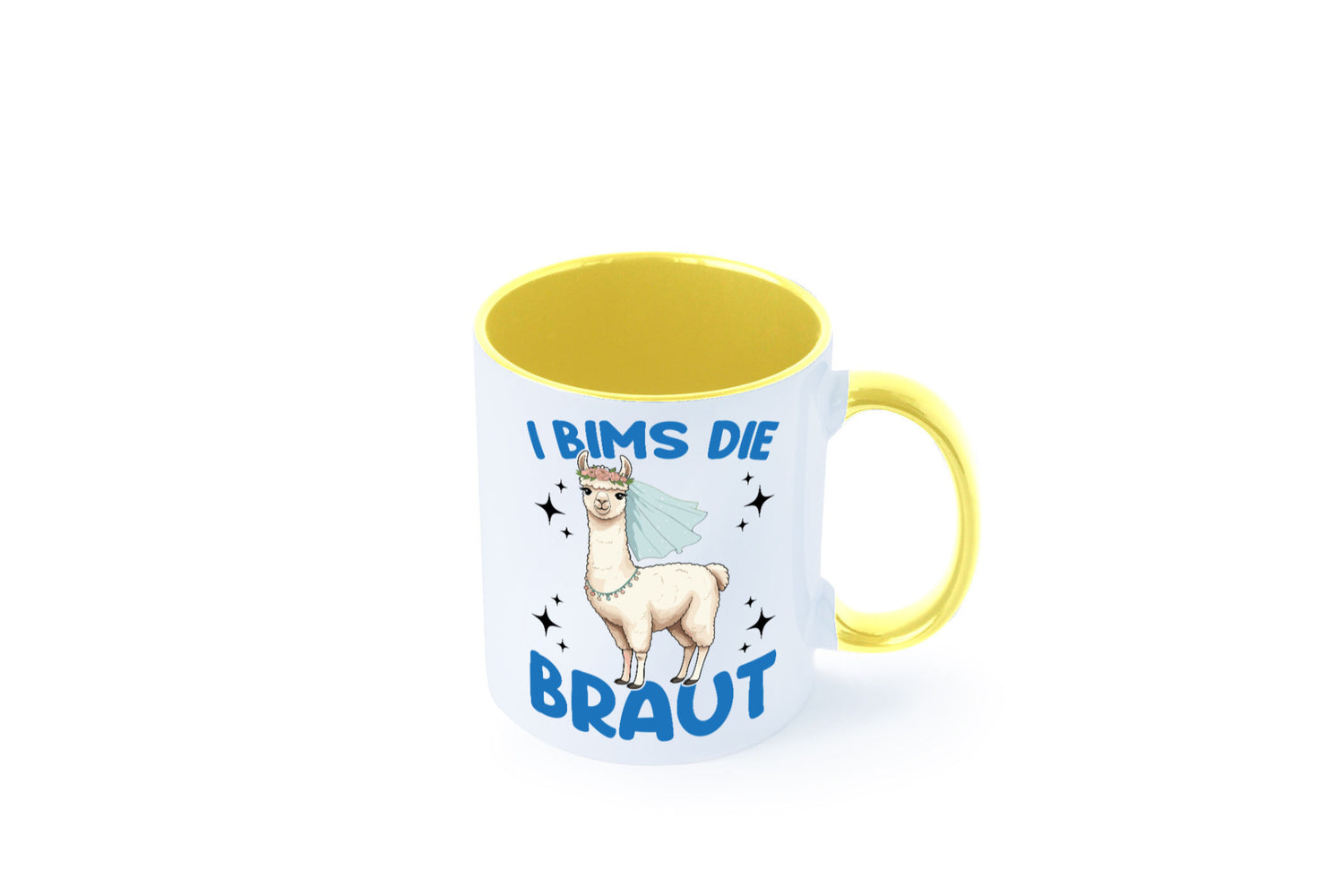 I Bims die Braut | Lama JGA Hochzeit lustig Humor Geschenkidee Geschenk Tasse
