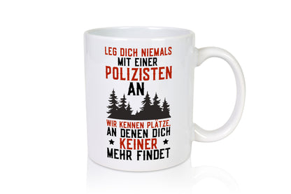 Nicht mir Polizist anlegen | Polizei Wald Revier Job lustiger Spruch Geschenk