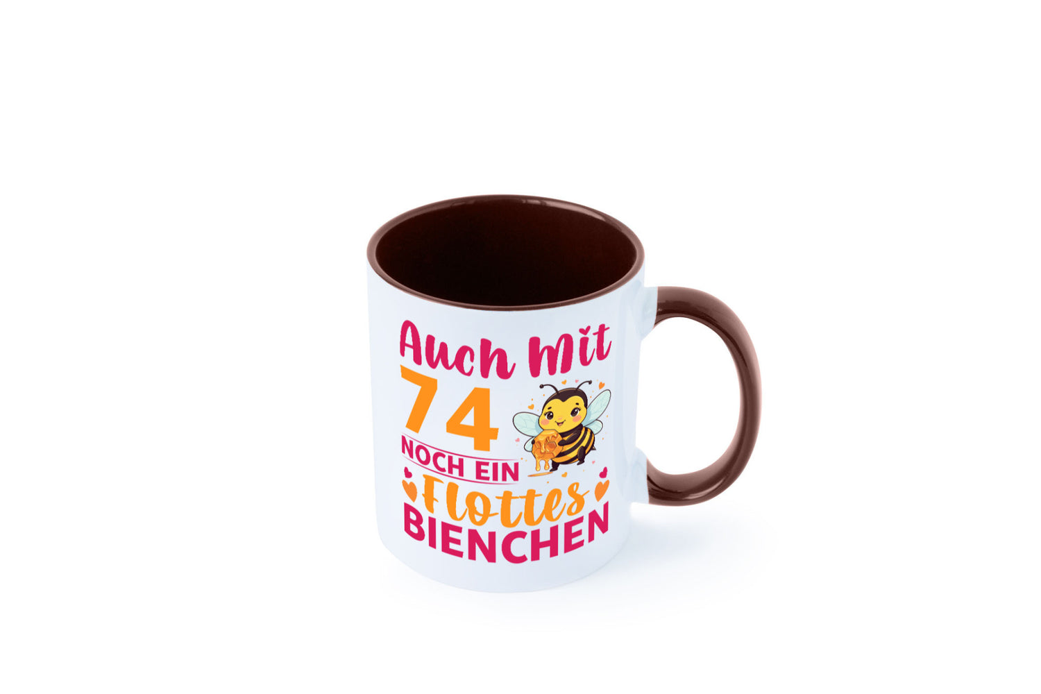 74. Geburtstag | Flottes Bienchen 74 Jahre v2 Geschenkidee Humor Tasse