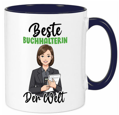 Beste Buchhalterin | Buchhaltung Humor v2 lustig Geschenkidee Geschenk Tasse