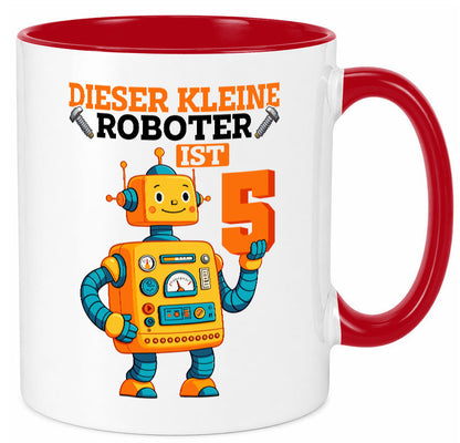 5. Geburtstag | 5 Jahre Roboter Junge lustiger Spruch Geschenk Geschenkidee