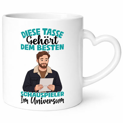 Im Universum: Schauspieler | Theater lustiger Spruch Geschenk Humor