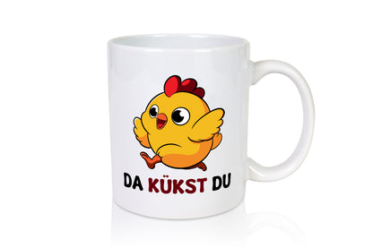 Da kükst du | Kücken Huhn Kinder lustig Humor Geschenkidee Geschenk Tasse
