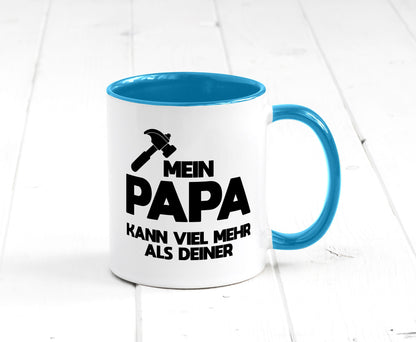 Mein papa kann viel mehr als deiner | Bester lustiger Spruch Geschenk Humor