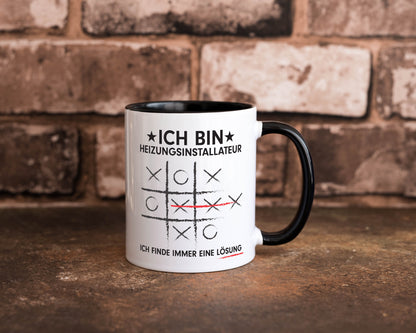 Löse Probleme: Heizungsinstallateur | Heizungsbauer Humor Geschenkidee Tasse