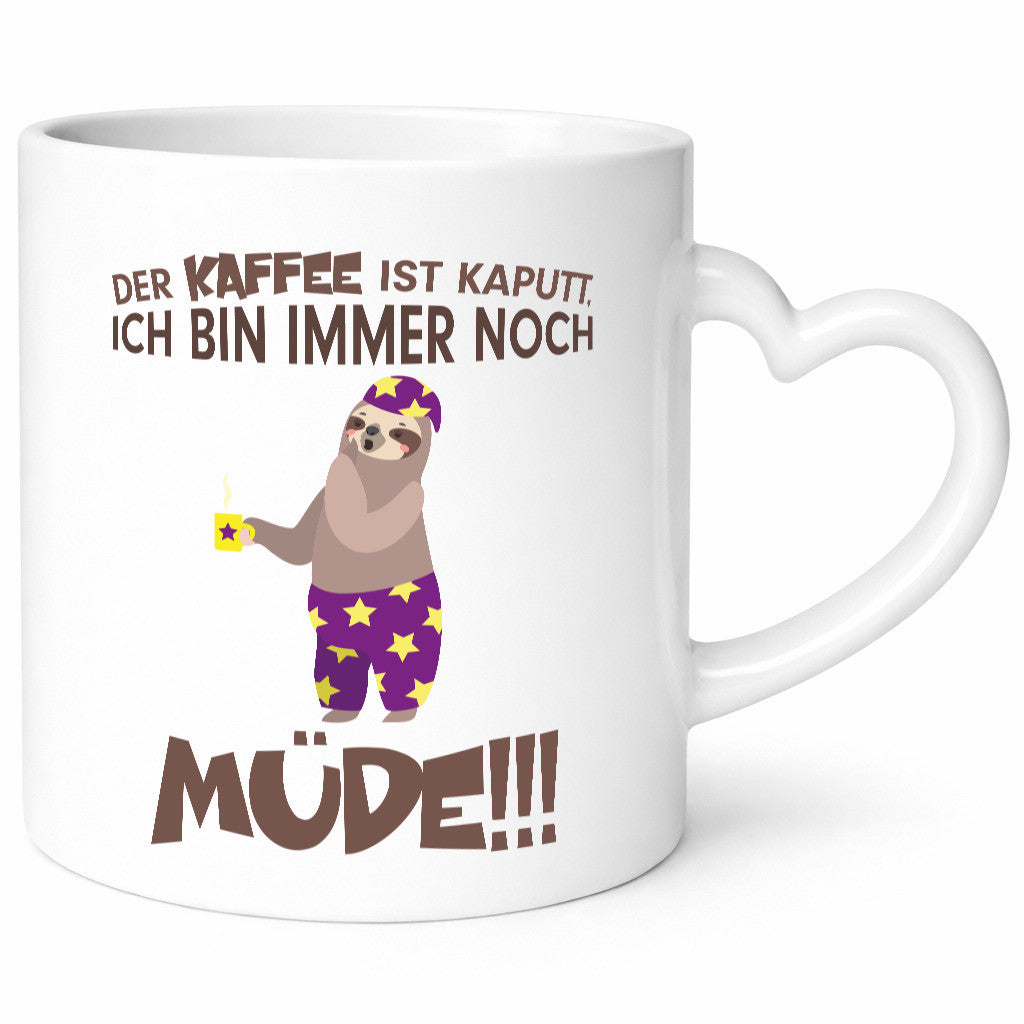 Der Kaffee ist kaputt! lustiger Spruch Geschenk Humor Geschenkidee Tasse