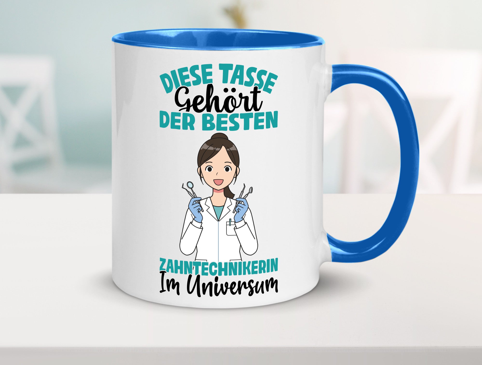 Im Universum: Zahntechnikerin | Zahnmedizin Humor Geschenkidee Tasse