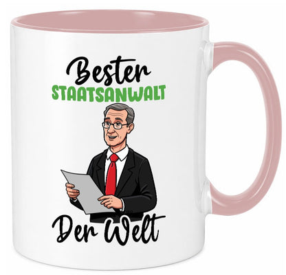 Bester Staatsanwalt | Anwalt Jurist v2 Geschenkidee Humor Tasse