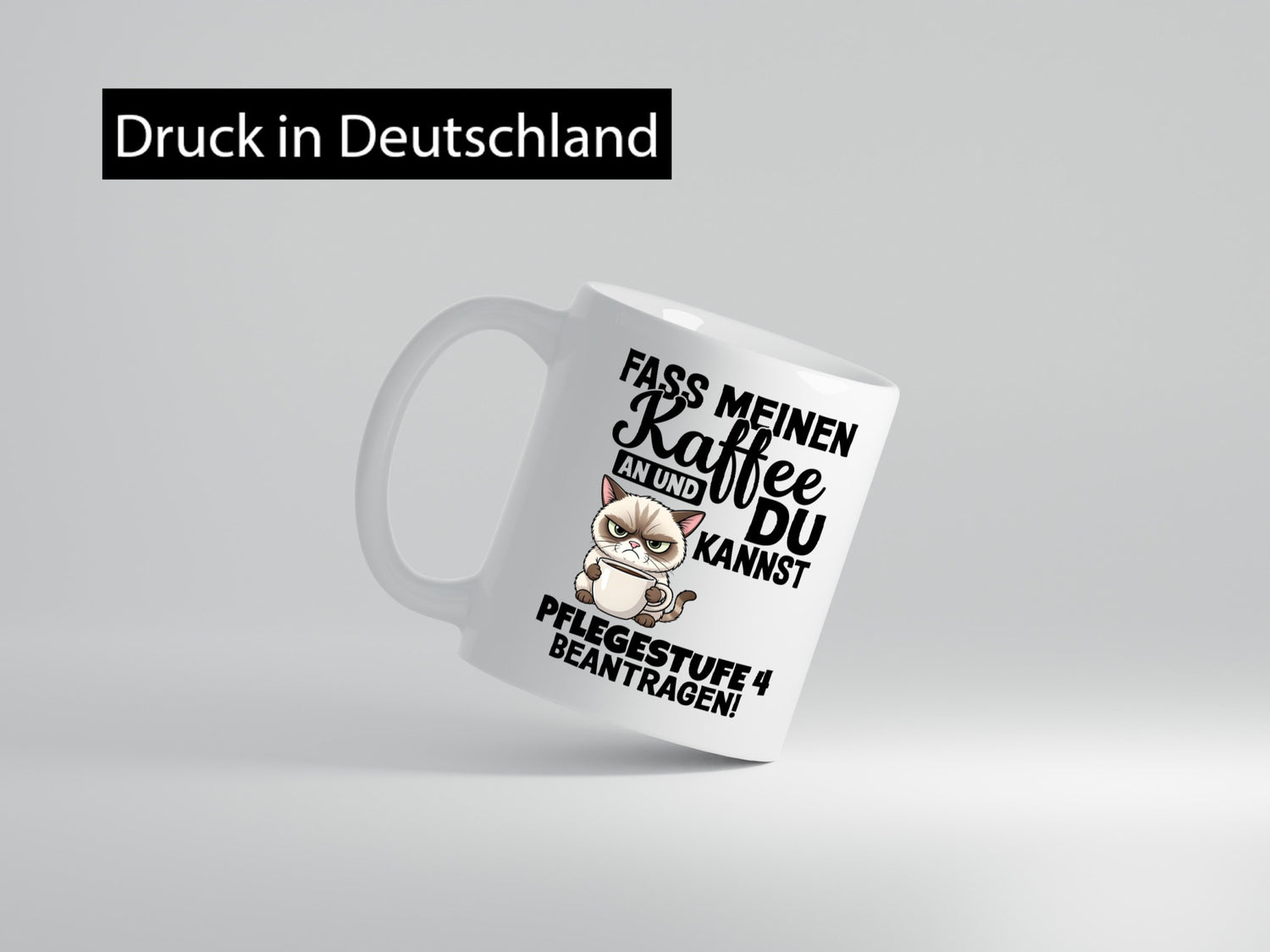 Fass meinen Kaffee an | Pflegestufe 4 Krankenschwester v3 Geschenkidee Humor