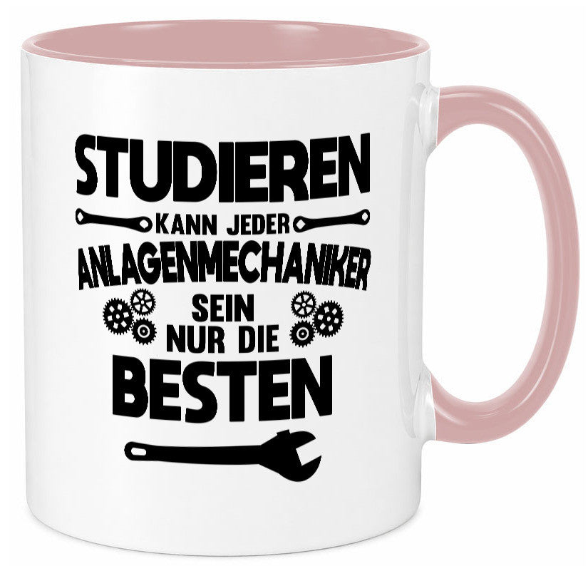 Nur die besten werden Anlagenmechaniker Humor Geschenkidee Tasse
