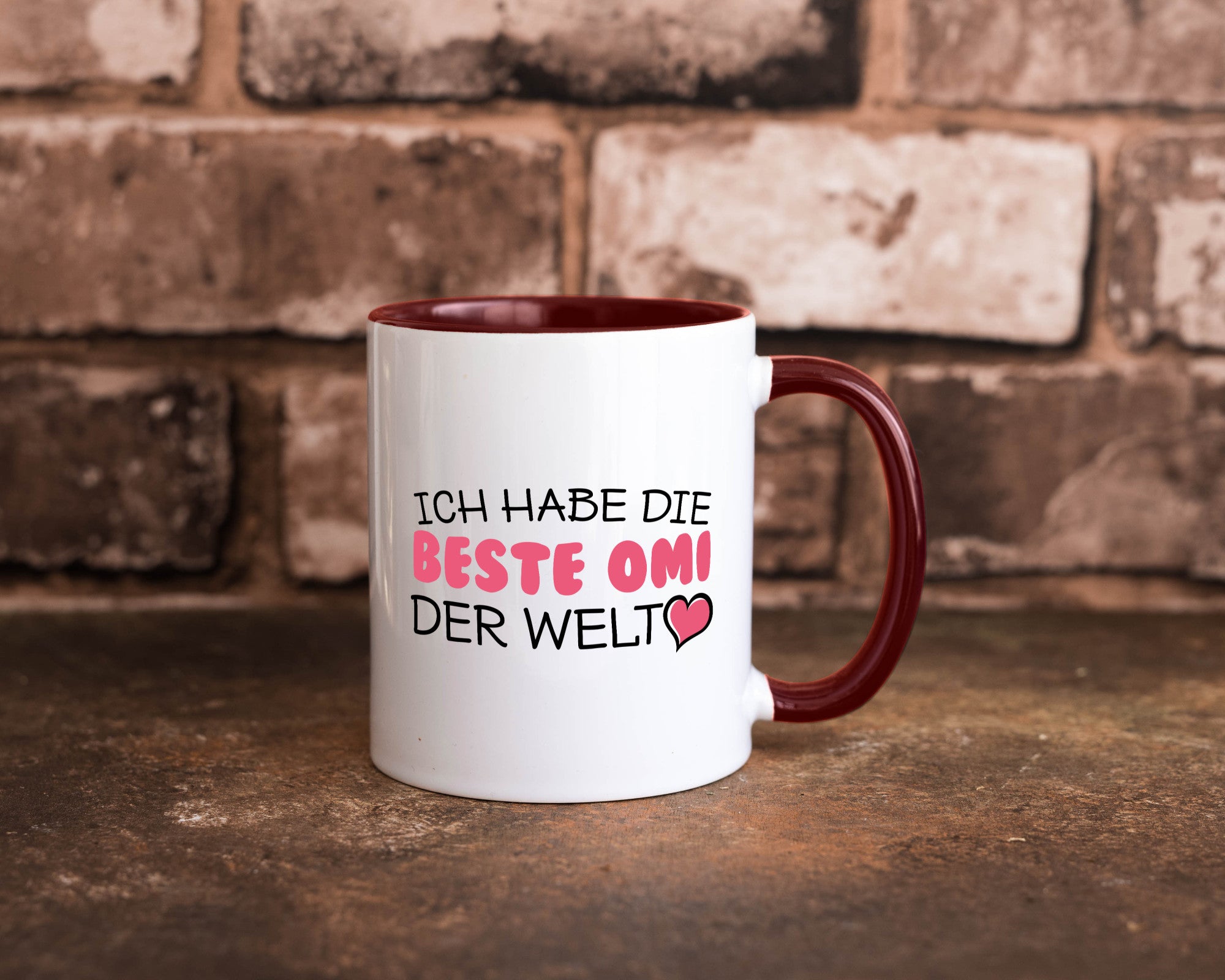 Beste Omi der Welt | Oma Tasse Geburtstag Muttertag lustig Familie Geschenkidee