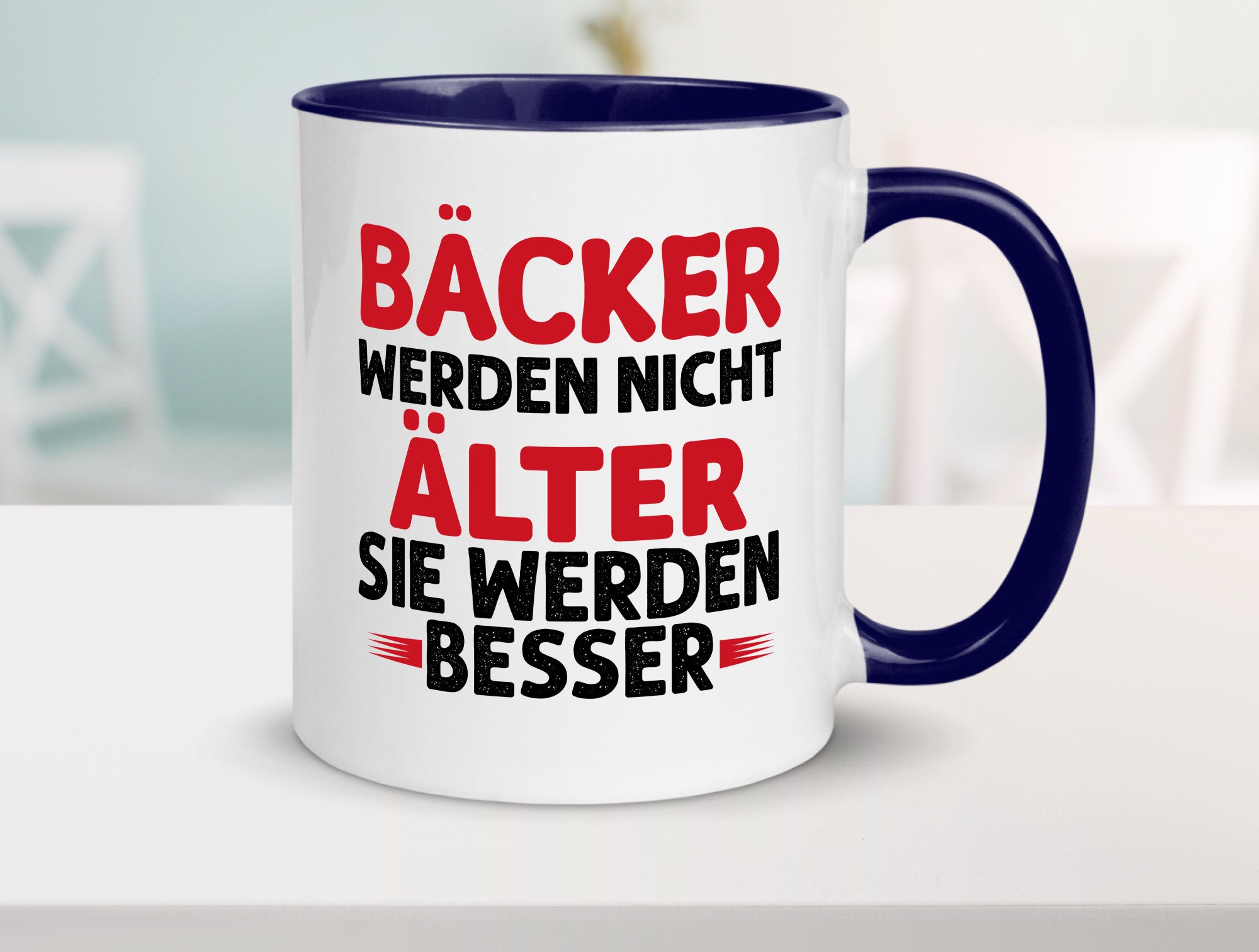 Bäcker werden nicht älter Sie besser lustig Humor Geschenkidee Geschenk Tasse