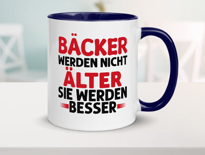 Bäcker werden nicht älter Sie besser lustig Humor Geschenkidee Geschenk Tasse