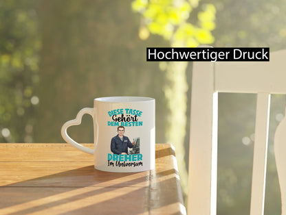 Im Universum: Dreher | Fräser lustig Humor Geschenkidee Geschenk Tasse