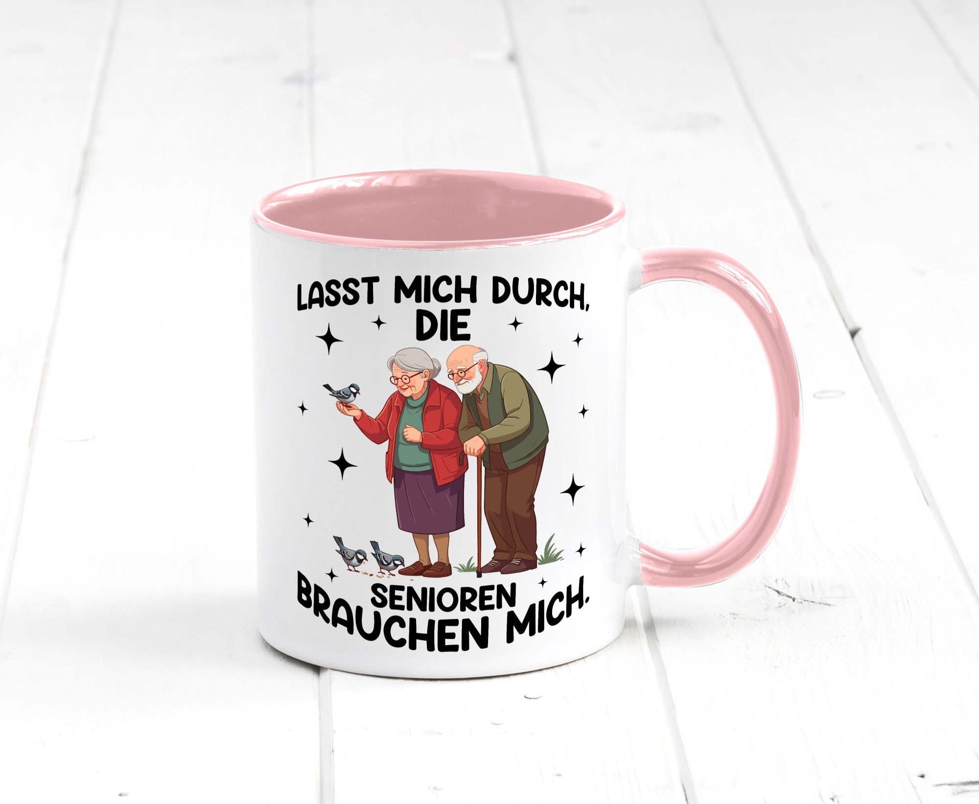 Senioren brauchen mich | Altenpflege Pflegekraft lustiger Spruch Geschenk Humor