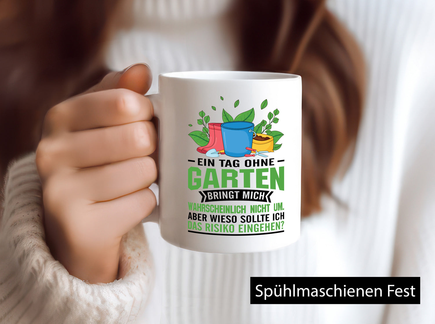 Ein tag ohne Garten bringt mich nicht um | Gärtner Geschenk Humor Geschenkidee