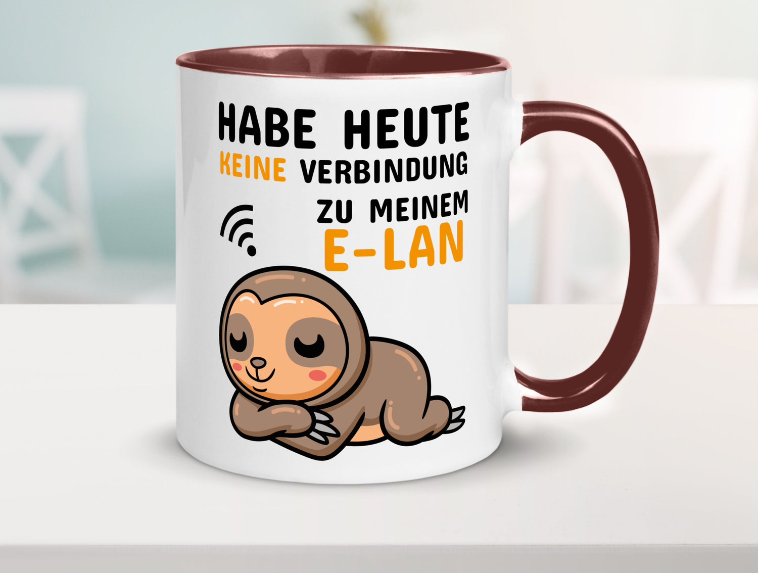 Keine Verbindung lustig Humor Geschenkidee Geschenk Tasse