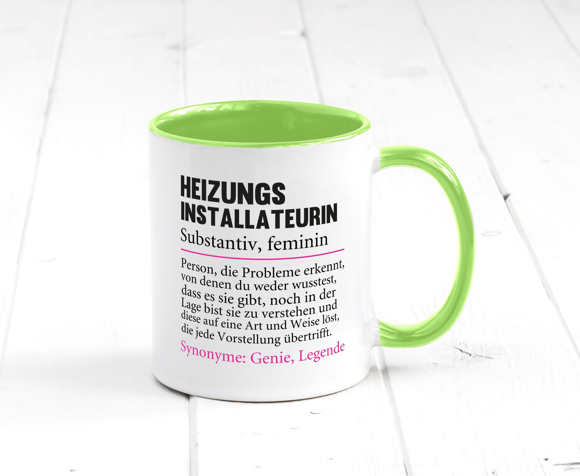 Heizungsinstallateurin | Beruf Spruch Heizung Geschenkidee Arbeit Kollegen Büro