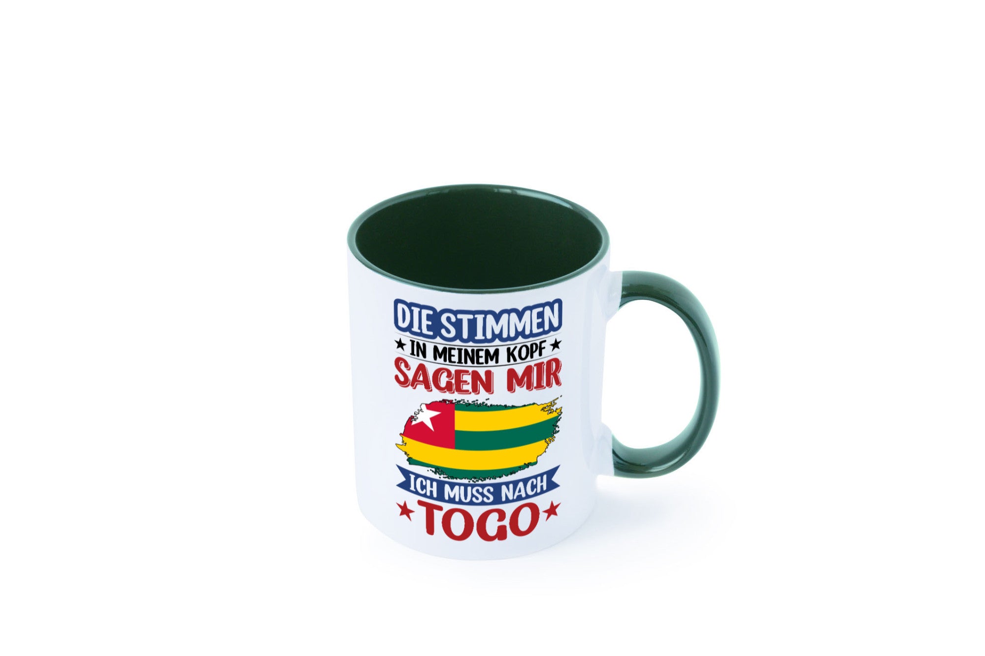 Togo | Urlaub Stimmen in meinem Kopf Traumland Humor Geschenkidee Tasse