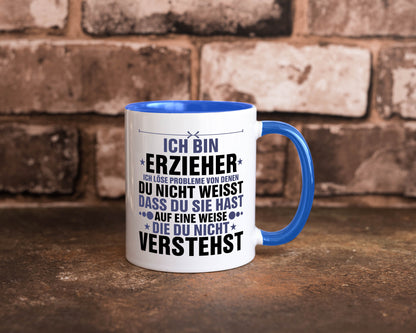 Löse Probleme: Erzieher | Pädagoge Schule v2 lustiger Spruch Geschenk Humor