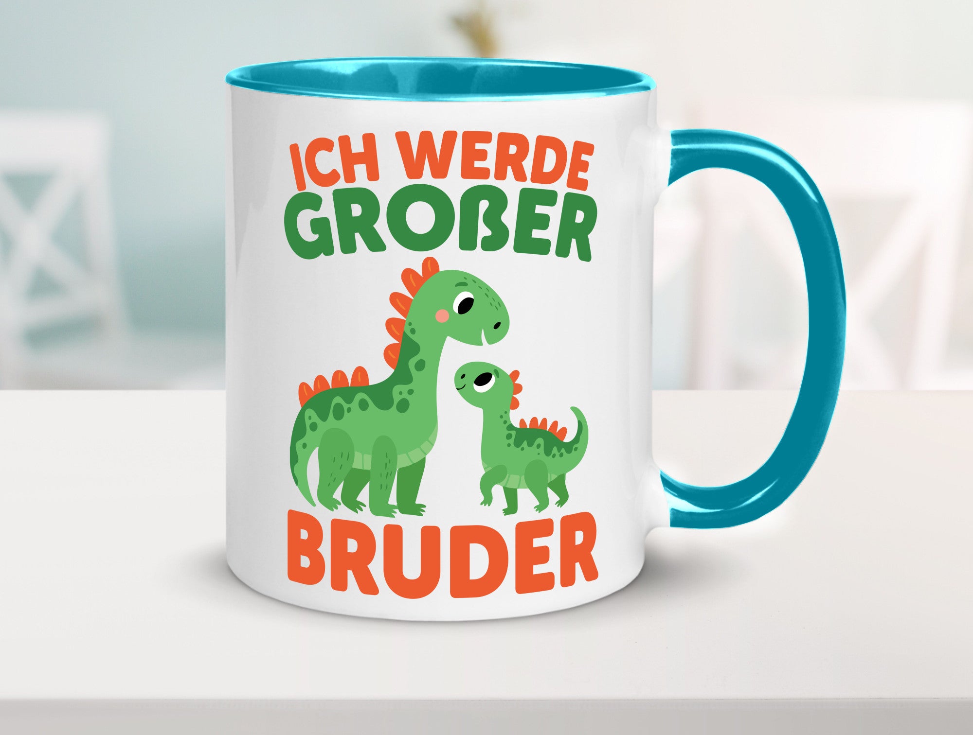 Ich werde Großer Bruder | Dino Brudersaurus lustig Humor Geschenkidee Geschenk