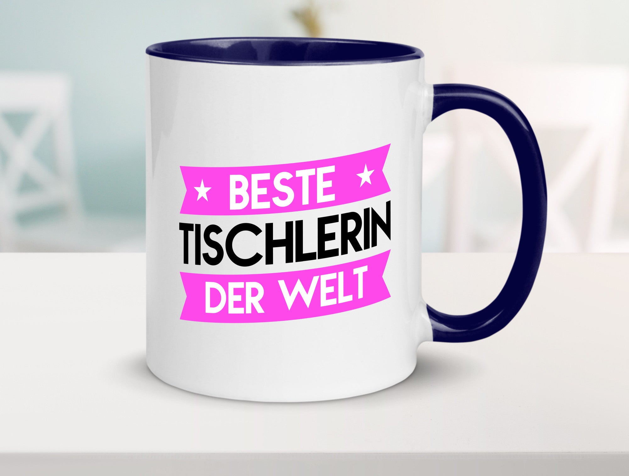 Beste Tischlerin | Tischlerei lustiger Spruch Geschenk Humor Geschenkidee Tasse