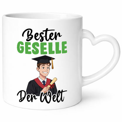 Bester Geselle | Handwerker v2 lustig Humor Geschenkidee Geschenk Tasse