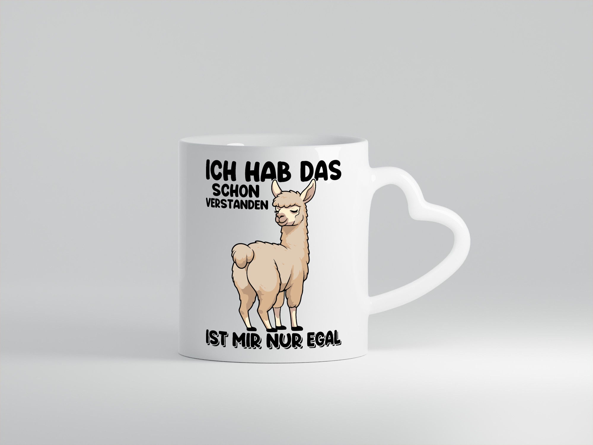 Hab ich verstanden ist mir nur egal | Lama Alpaka Geschenk Humor Geschenkidee