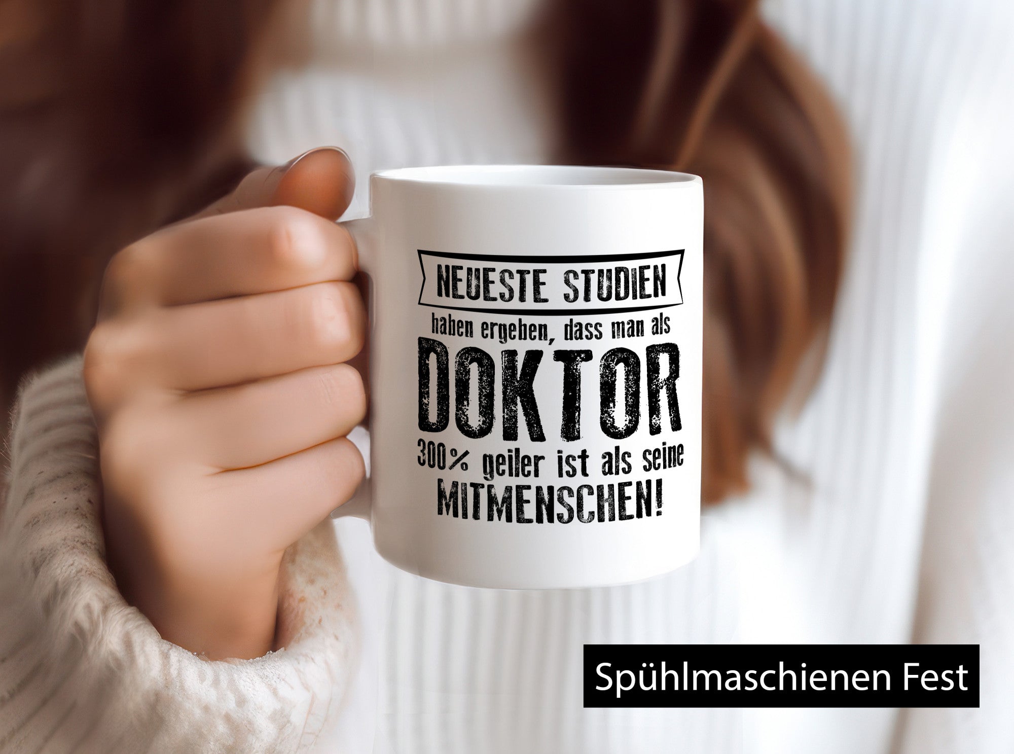 Neuste Studien: Doktor | Doktorand Doktortitel Geschenkidee Humor Tasse