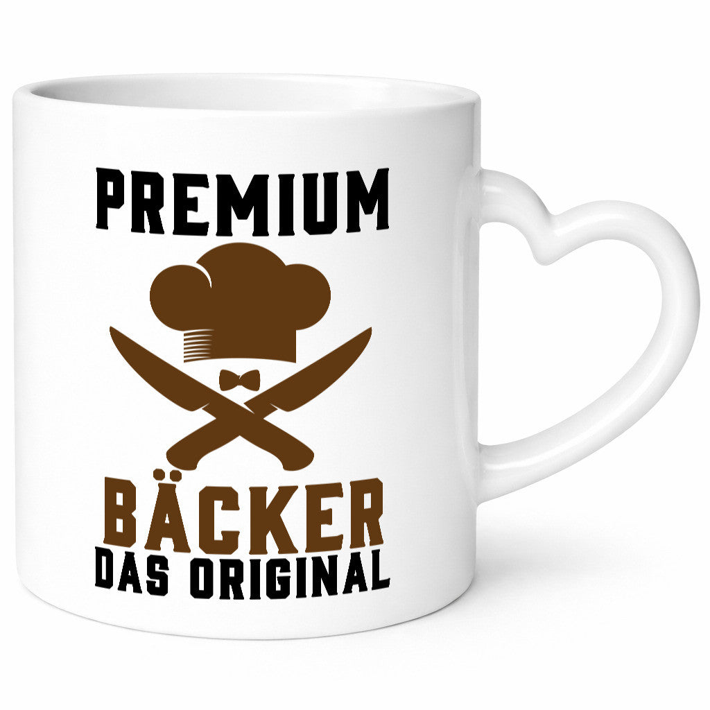 Premium Bäcker das Orginal Humor Geschenkidee Tasse