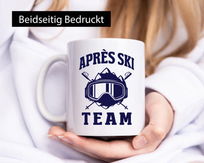Apres Ski Team | Ski-Brille lustiger Spruch Geschenk Humor Geschenkidee Tasse