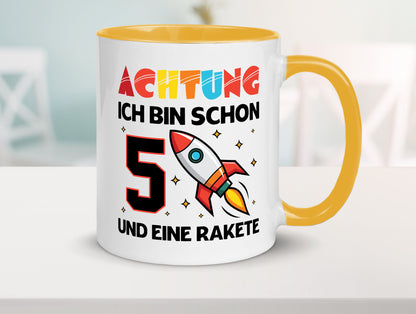 5. Geburtstag | Rakete Weltraum 5 Jahre Galaxy lustig Geschenkidee Geschenk