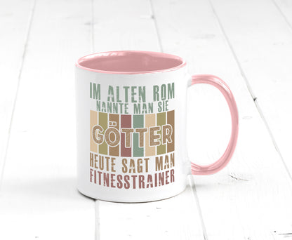 Heute sagt man: Fitnesstrainer | Personal Trainer Geschenkidee Humor Tasse