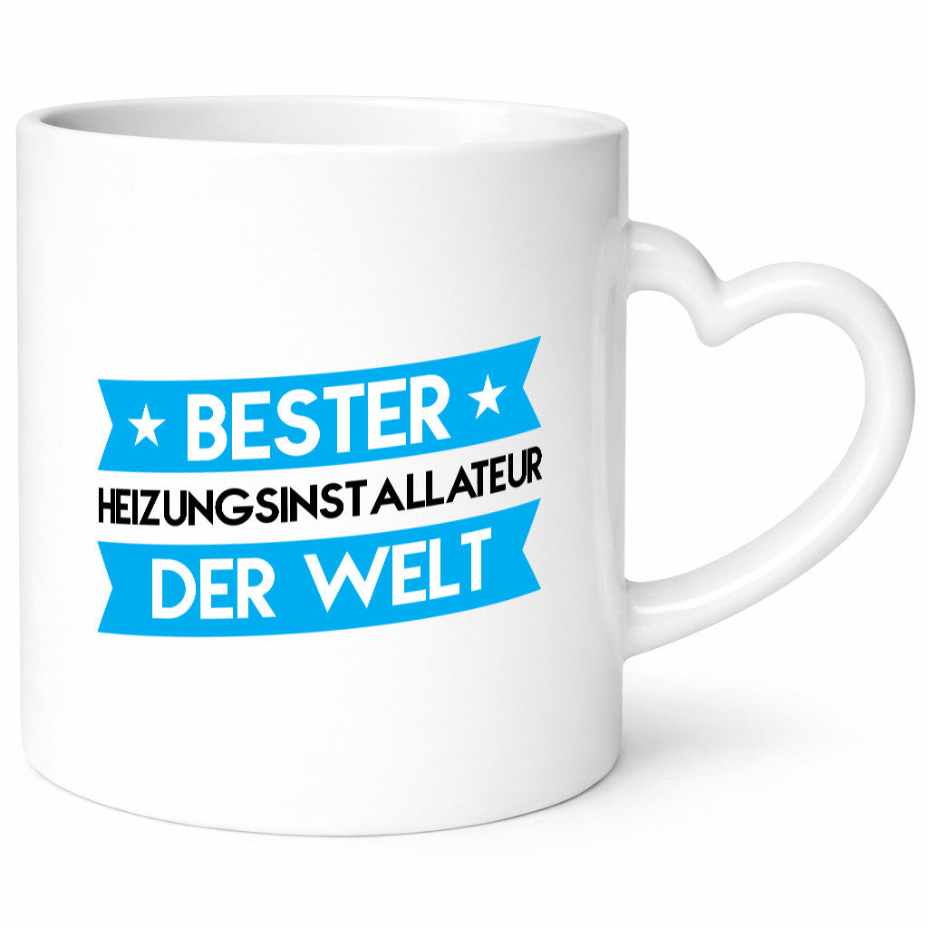 Bester Heizungsinstallateur | Heizungsbauer Humor Geschenkidee Tasse