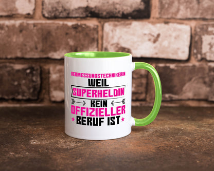 Superheldin Vermessungstechnikerin | Techniker Humor Geschenkidee Tasse