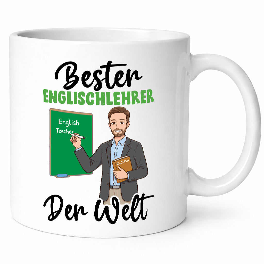 Bester Englischlehrer | Schule Englisch v2 Humor Geschenkidee Tasse