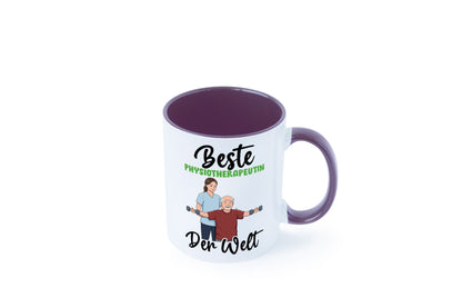 Beste Physiotherapeutin v3 lustig Humor Geschenkidee Geschenk Tasse